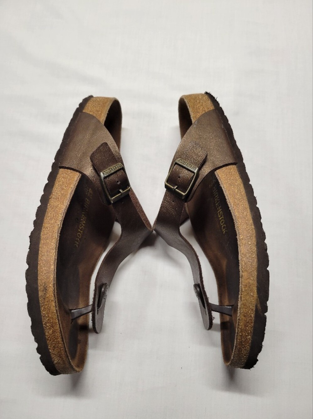 Birkenstock Gizeh Thong Sandal Metallic Bronze Size 42 11-11 1/2 I8 - Picture 3 of 6